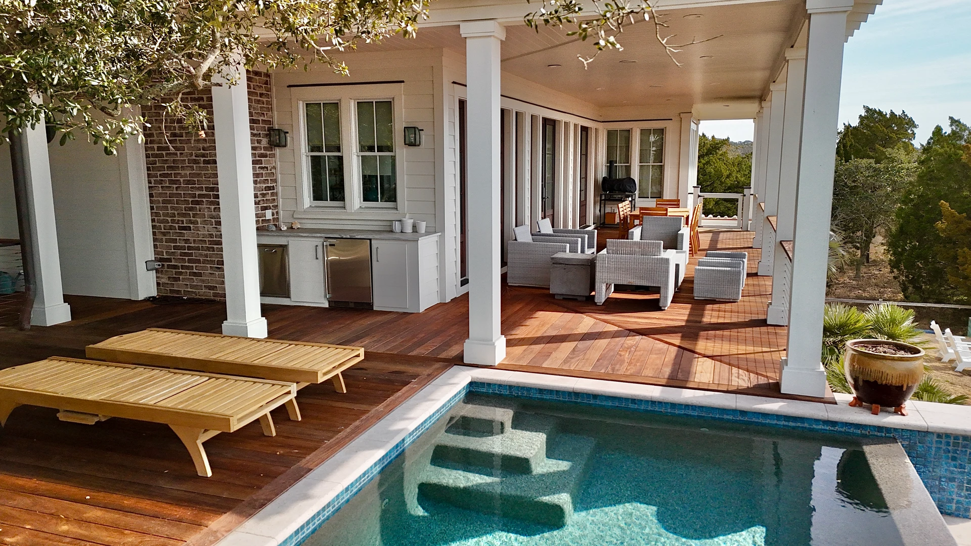 IPE Deck & Teak Furniture — finished project 2