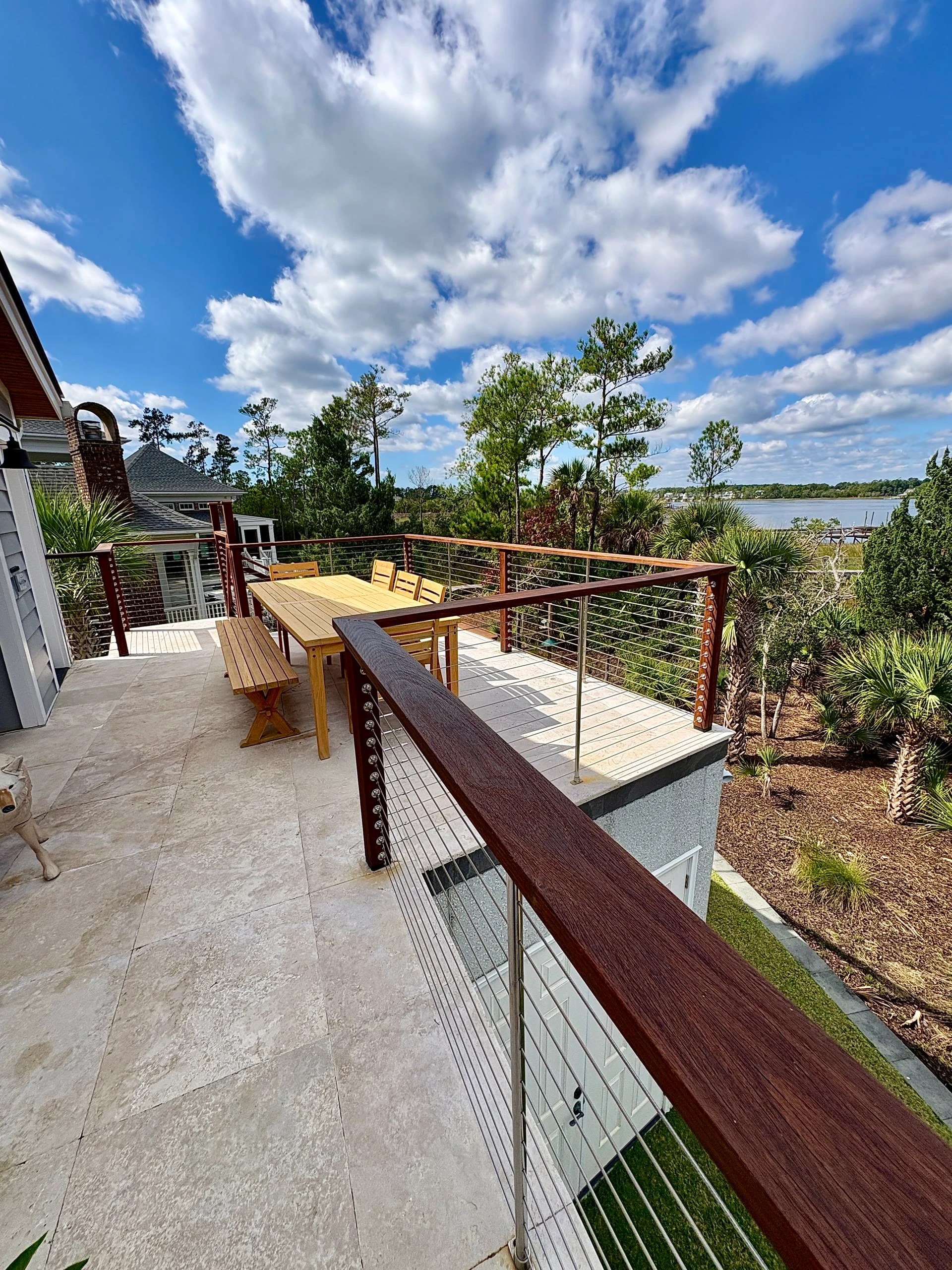 Wood restoration project in Johns Island